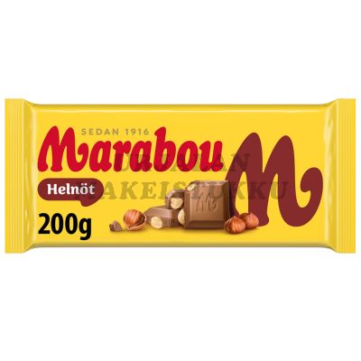 Marabou Helnöt Hasselpähkinä suklaalevy 200g