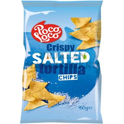 Poco loco salted tortilla chips maissilastu 450g