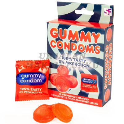 Gummy Condoms karkkikortonki 10kpl