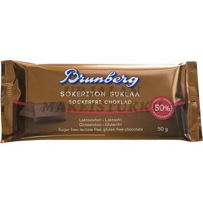 Brunberg Sokeriton Suklaalevy 50g