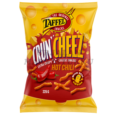 Taffel CrunCheez Hot Chili extra rapea juustonaksu 225g
