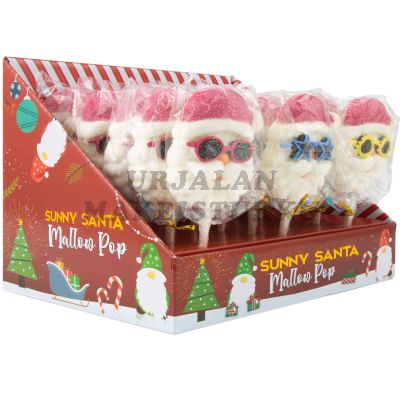 Sunny Santa Kesä Joulupukki vaahtomakeistikkari 45g x 18kpl