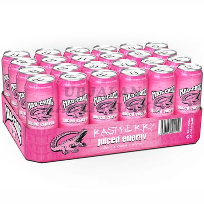 Mad Croc Juiced Energy Raspberry energiajuoma 500ml x 24-pack
