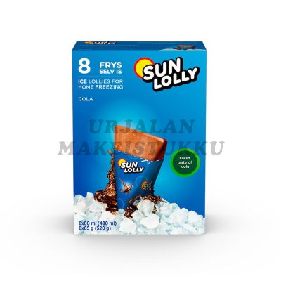 Sun Lolly Cola 8x60ml pakasta itse mehujää