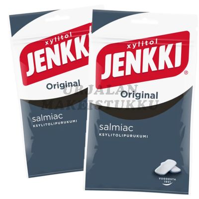 Jenkki Original Salmiakki ksylitolipurukumi 100g x 2kpl