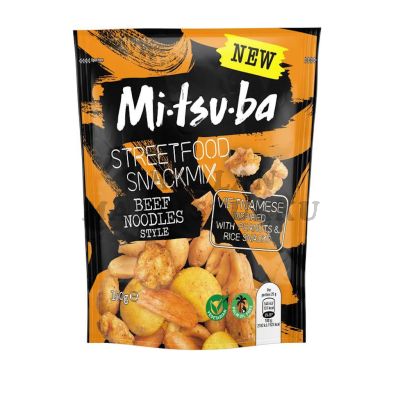Mi-tsu-ba Streetfood Beef Noodles Pähkinäsekoitus 140g