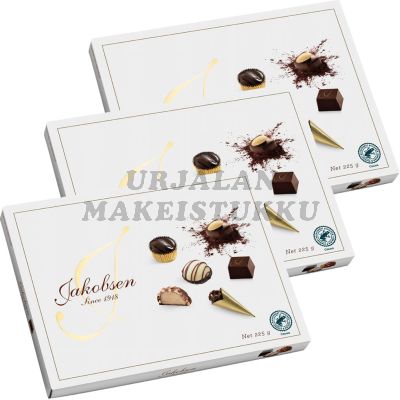 Jakobsen suklaakonvehti 225g x 3kpl