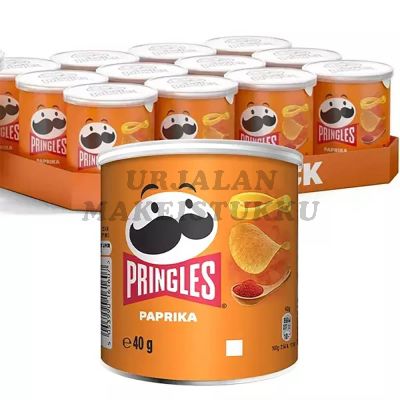 Pringles Paprika perunalastu 40g x 12kpl