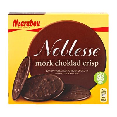 Marabou Noblesse Tummasuklaa Crisp 150g