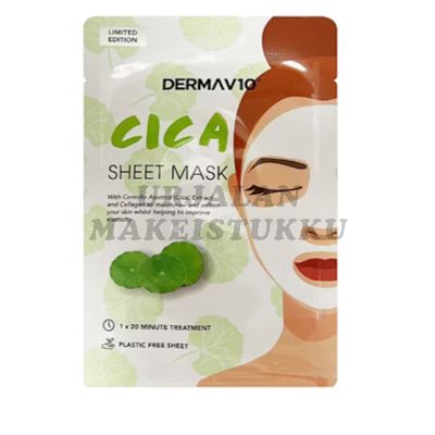 Derma V10 Sheet Mask Cica kasvonaamio 1kpl