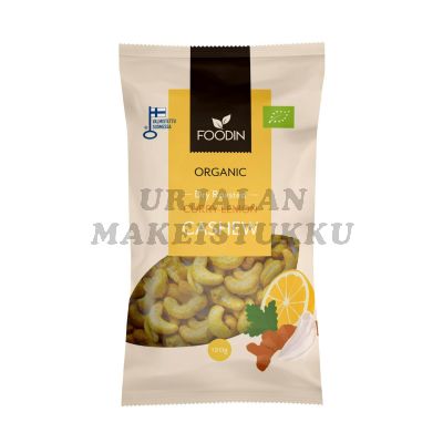 Foodin Luomu Paahdettu Curry-Lemon Cashew 120g