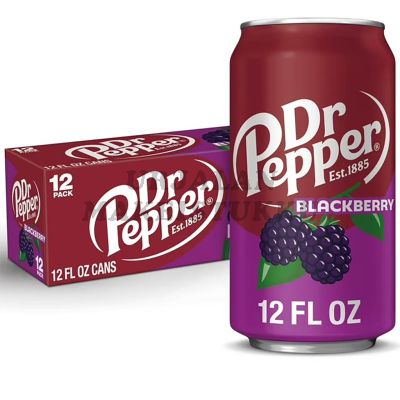 Dr Pepper Blackberry USA virvoitusjuoma 355ml x 12-pack