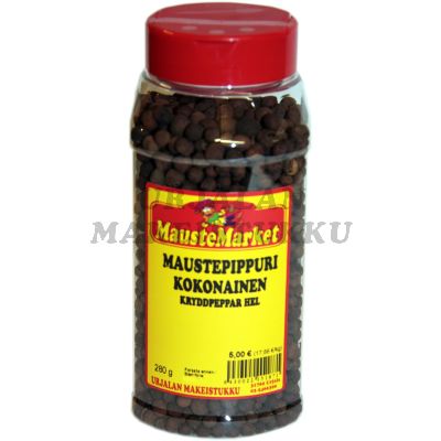 Maustepippuri kokonainen 280g