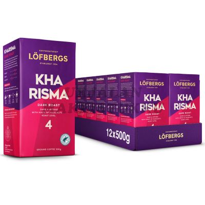 Löfbergs Kharisma tummapaahto suodatinkahvi 500g x 12-pack