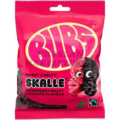 Bubs Vadelmalakritsi kallot 90g