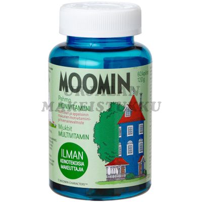 Moomin pehmo monivitamiini 60kpl