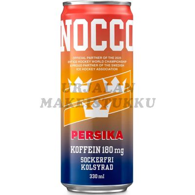 NOCCO Persikka Limited Edition energiajuoma 330ml