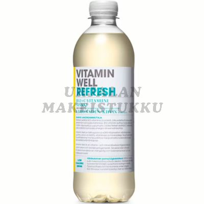 Vitamin Well Refresh Kiivi ja Lemonade hyvinvointijuoma 500ml