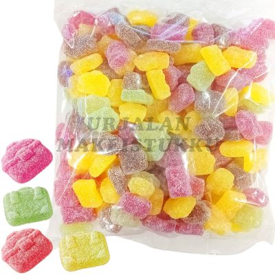 Van Slooten Sour Bags & Suitcases kirpeän happamat hedelmäviinikumit 1kg