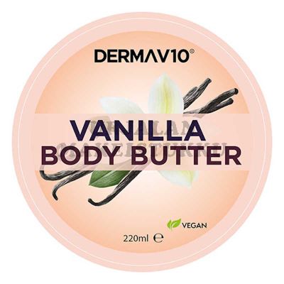 Derma V10 Body Butter Vanilla Vartalovoide 220ml