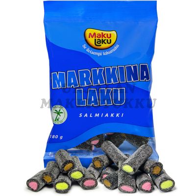 Makulaku Markkinalaku Salmiakki 180g