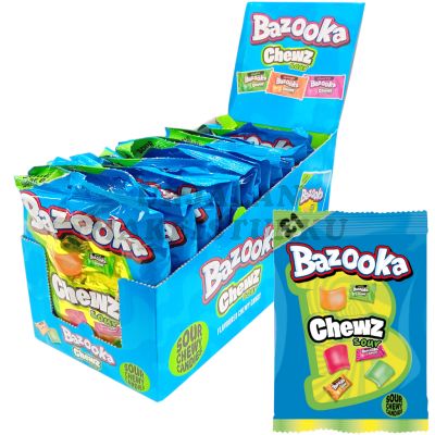 Bazooka Chewz Sour makeissekoitus 120g x 12kpl