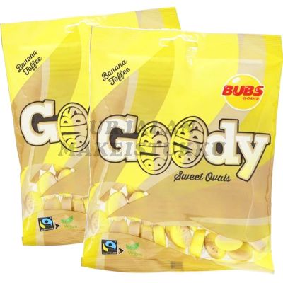 Bubs Goody Banaani-Toffee Ovaalit 175g x 2kpl