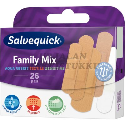 Salvequick Family Mix laastari 26 kpl