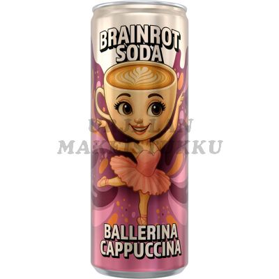 Brainrot Soda Ballerina virvoitusjuoma 250ml