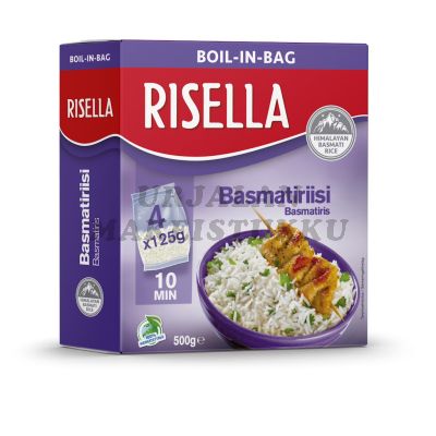 Risella Basmatiriisi keitinpussissa 125G x 4pss