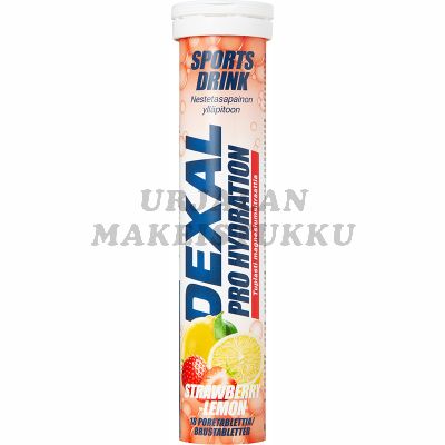 Dexal Pro Hydration Mansikka-Sitruuna poretabletti 18tabl