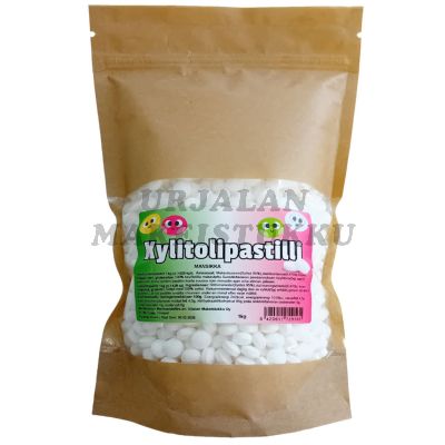 Makeistukun Xylitolipastilli mansikka 1kg (n. 1428 täysksylitolipastillia)