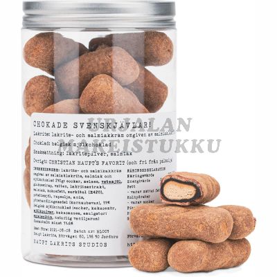 Haupt Lakrits Chokade Svenskjävlar suklaasalmiakkilaku 250g
