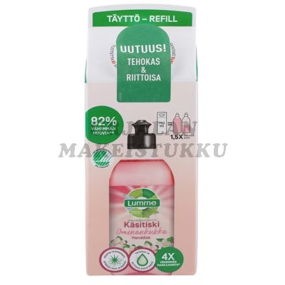 Lumme Omenankukka käsitiskiaine täyttöpakkaus 750ml