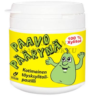 Paavo Päärynä Täysksylitolipastilli imeskeltävä 150tabl