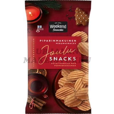 Weekend Snacks Joulu Snacks Piparinmakuinen perunasnacks 70g