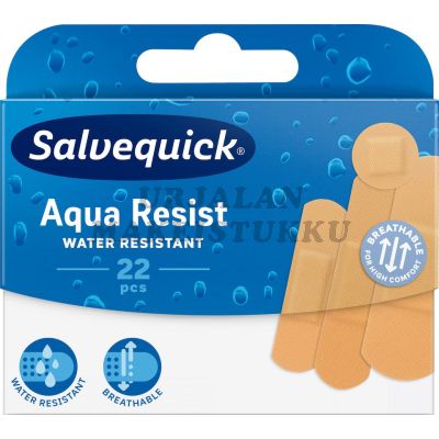 Salvequick Aqua Resist muovilaastari 22 kpl