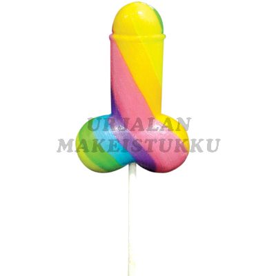 Rainbow Cock Pop Pride herkkunekku sateenkaaritikkari 19cm
