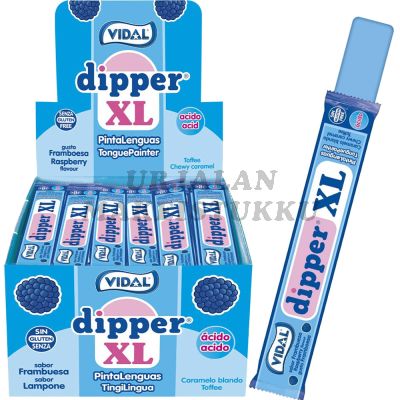 Vidal Dipper XL Vadelma TOFFEETANKO n. 100kpl