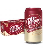 Dr Pepper & Cream Soda USA virvoitusjuoma 355ml x 12-pack