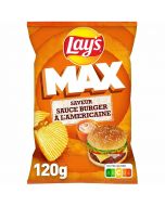 Lays Max Sauce Burger perunalastu 120g