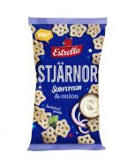 Estrella Stjärnor Tähdet Sourcream & Onion perunasnacks 85g