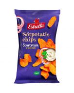 Estrella Sour Cream & Onion bataattisipsit 90g