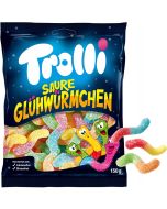 Trolli Sour Glowworms kirpeät madot 150g