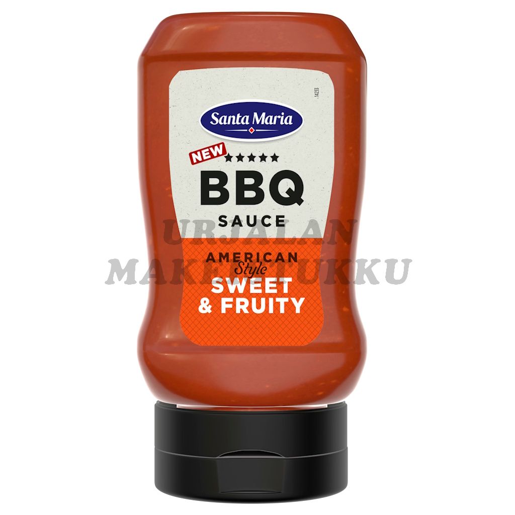 Santa Maria BBQ American Style Sweet-Fruity kastike 320g