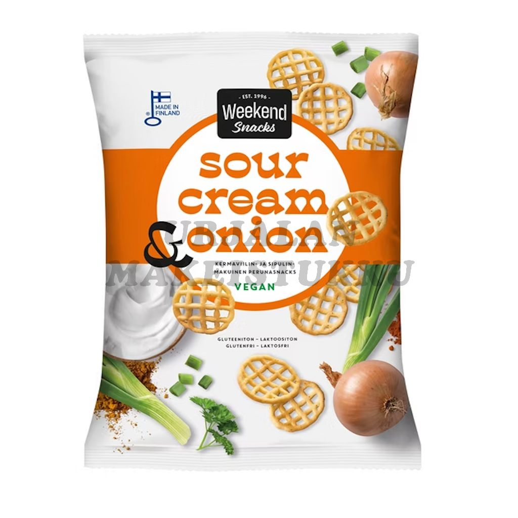 Weekend Snacks Sour Cream & Onion snacks 180g