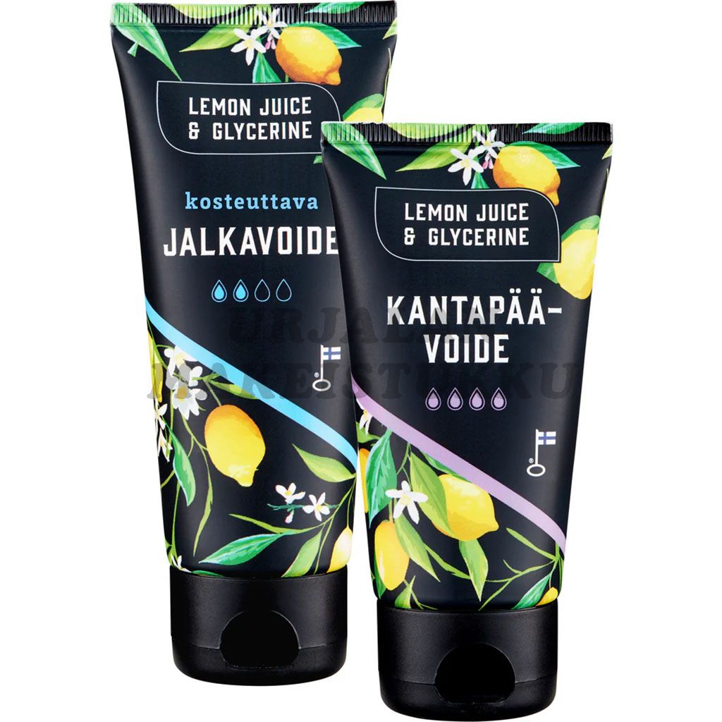 Lemon Juice & Glycerine Kantapäävoide + Jalkakuorinta 2-pack