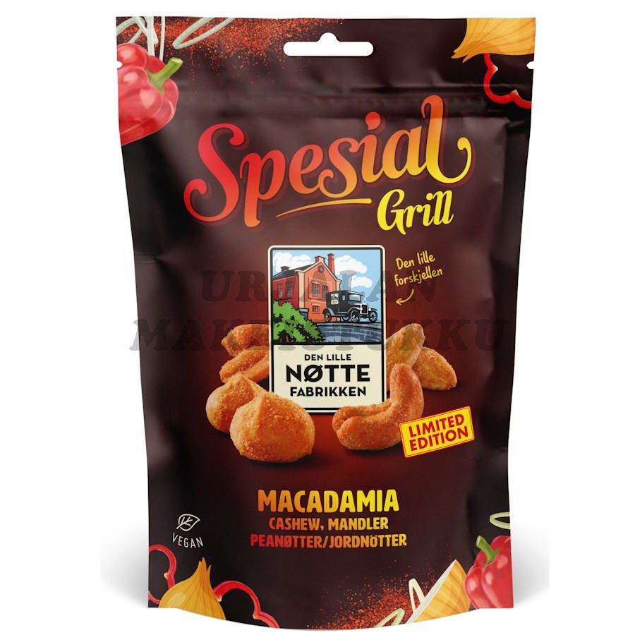 Den Lille Nöttefabrikken Spesial Grill pähkinäsekoitus 150g