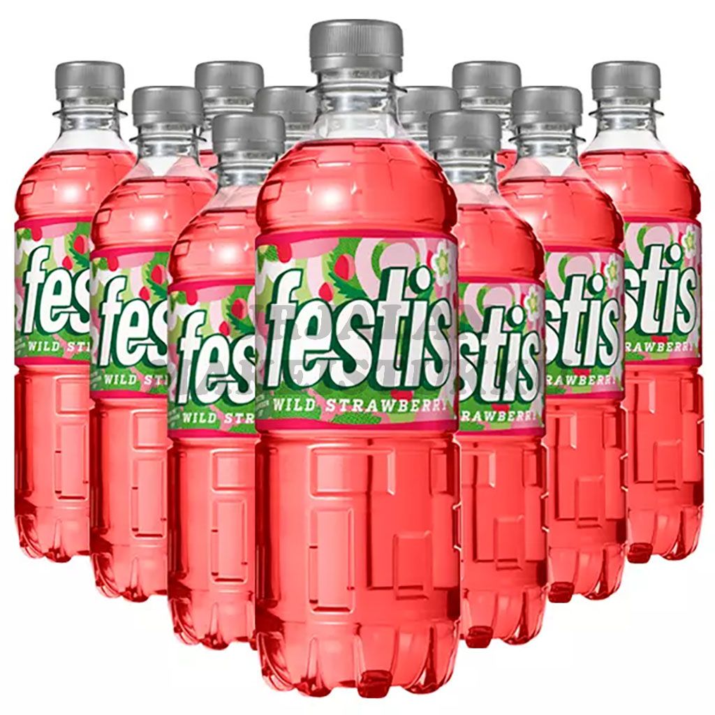 Festis Wild Strawberry Metsämansikka hedelmäjuoma 500ml x 12 kpl