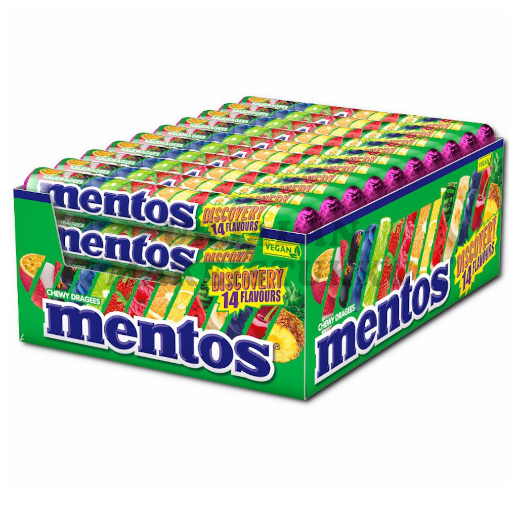 Mentos Discovery pastilli 37,5g x 40kpl